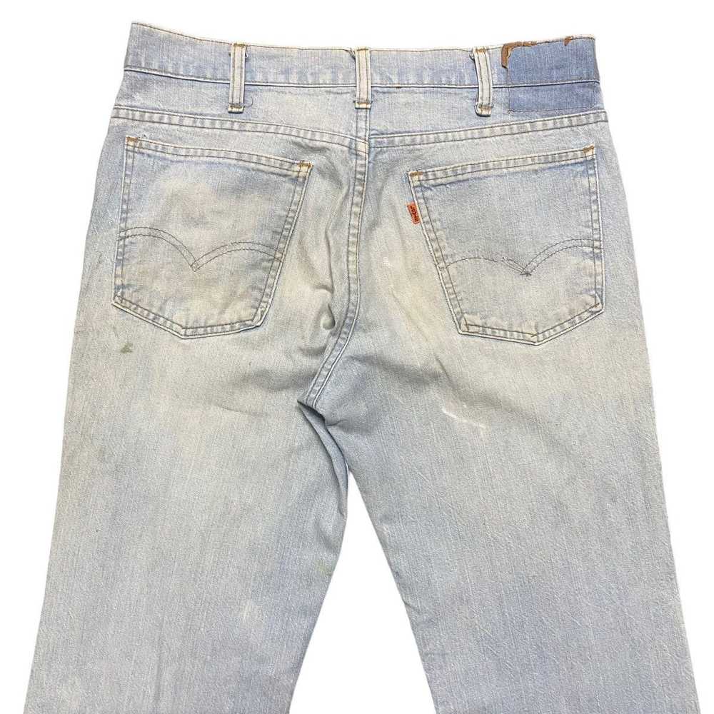 Vintage - Super Flare 70s Levis 547 Mudwash Bell … - image 10