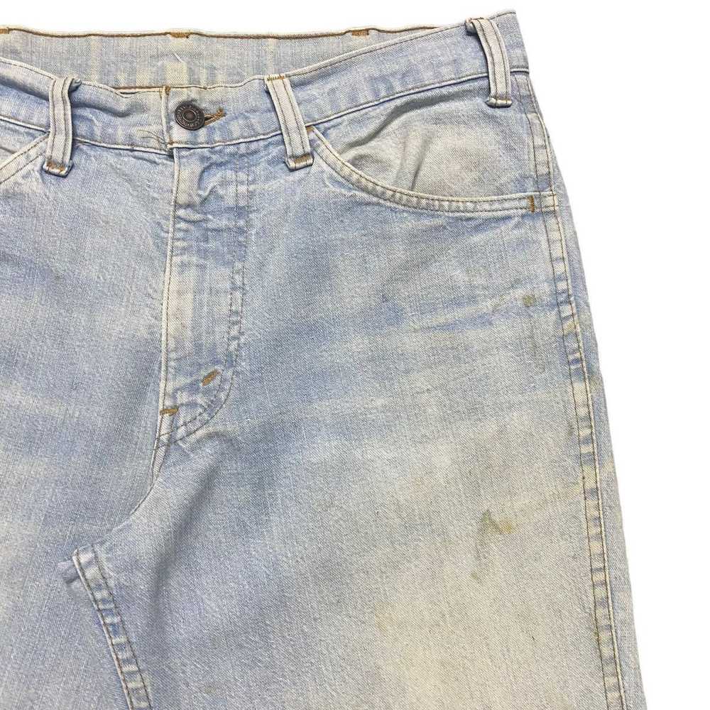 Vintage - Super Flare 70s Levis 547 Mudwash Bell … - image 4