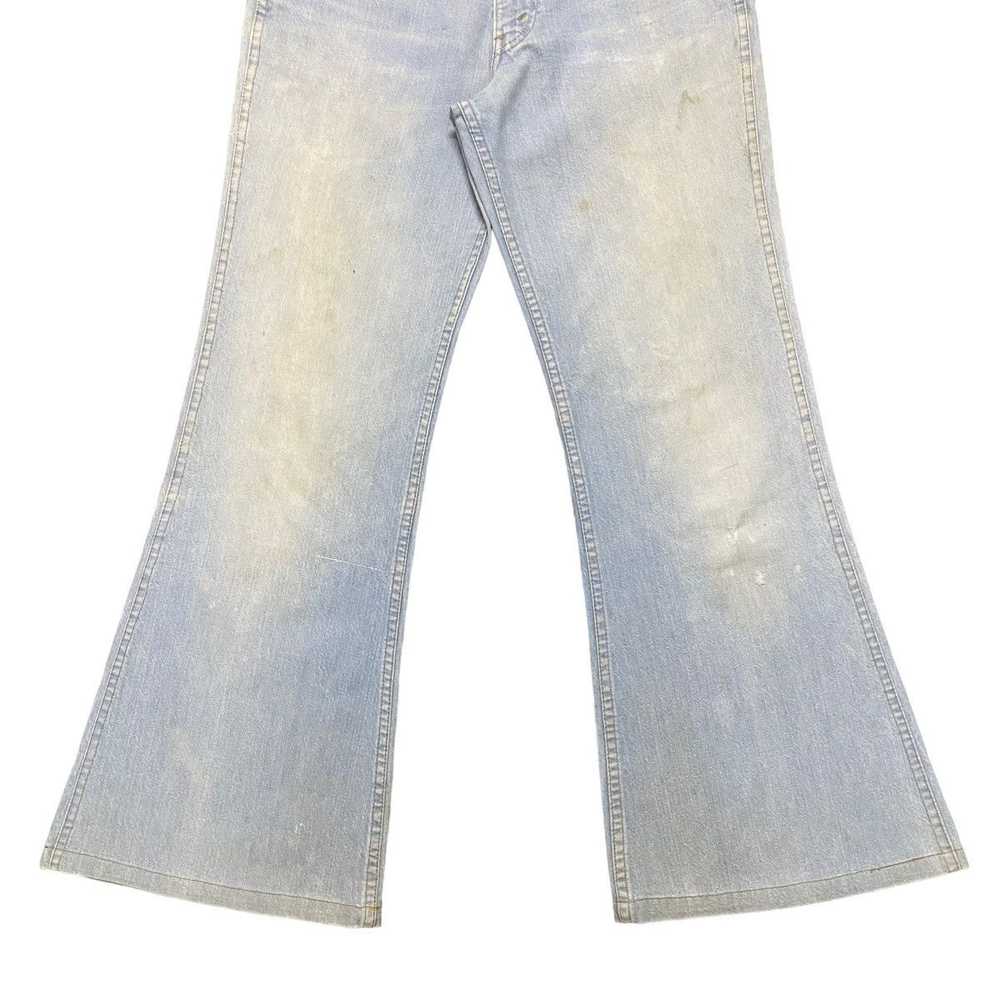 Vintage - Super Flare 70s Levis 547 Mudwash Bell … - image 7