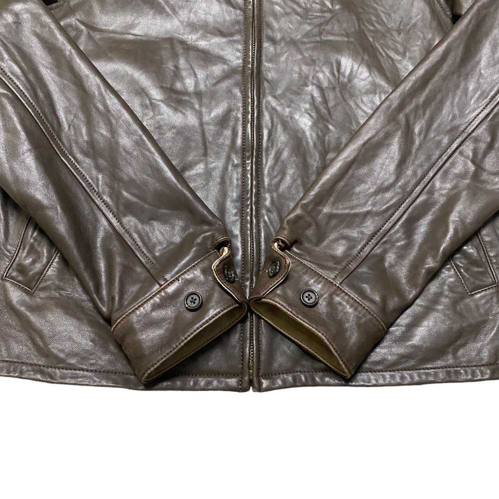 Vintage Polo Ralph Lauren Lambskin Leather Jacket - image 12