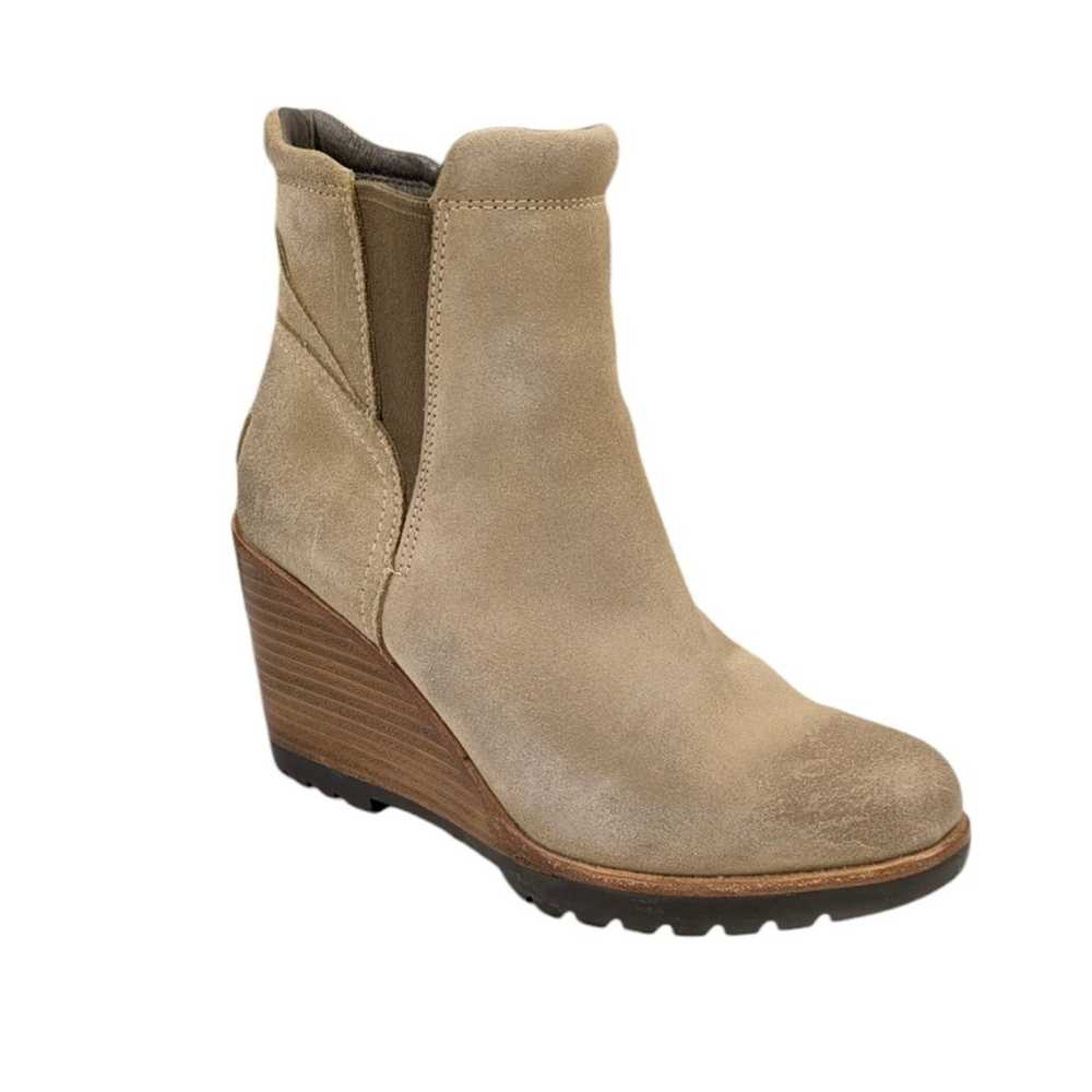 Sorel After Hours Chelsea Wedge Booties EUC $170 … - image 2