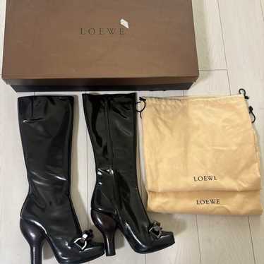 【Unused】LOEWE Long Boots Dark Brown Size 37 (24cm) - image 1