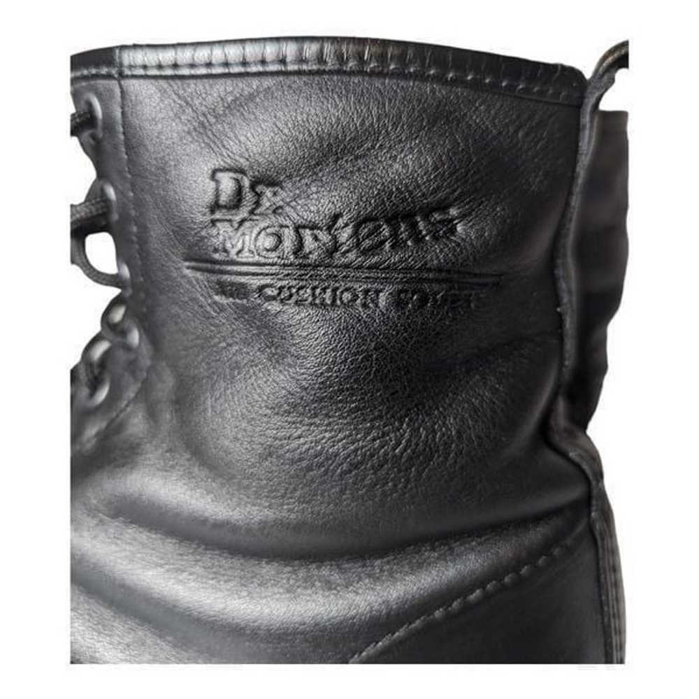 DR. MARTENS 1460 Black Leather Combat Boot Size M… - image 10