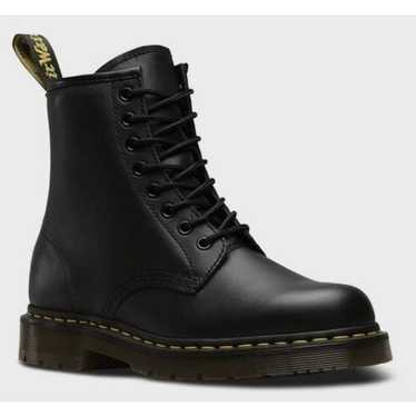 DR. MARTENS 1460 Black Leather Combat Boot Size M… - image 1