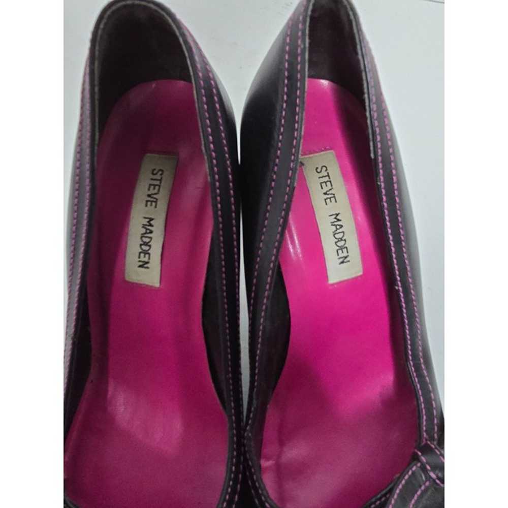 Vintage Y2K Steve Madden Black Party Pumps High H… - image 7