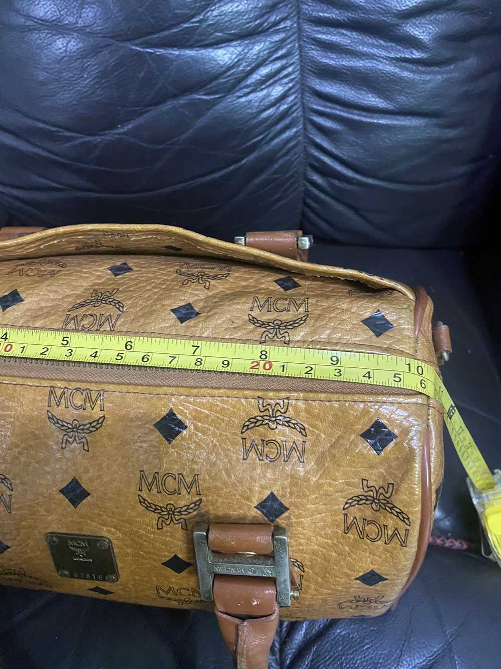 Authentic Vintage MCM Monogram Speedy 30 Hand Bag - image 12