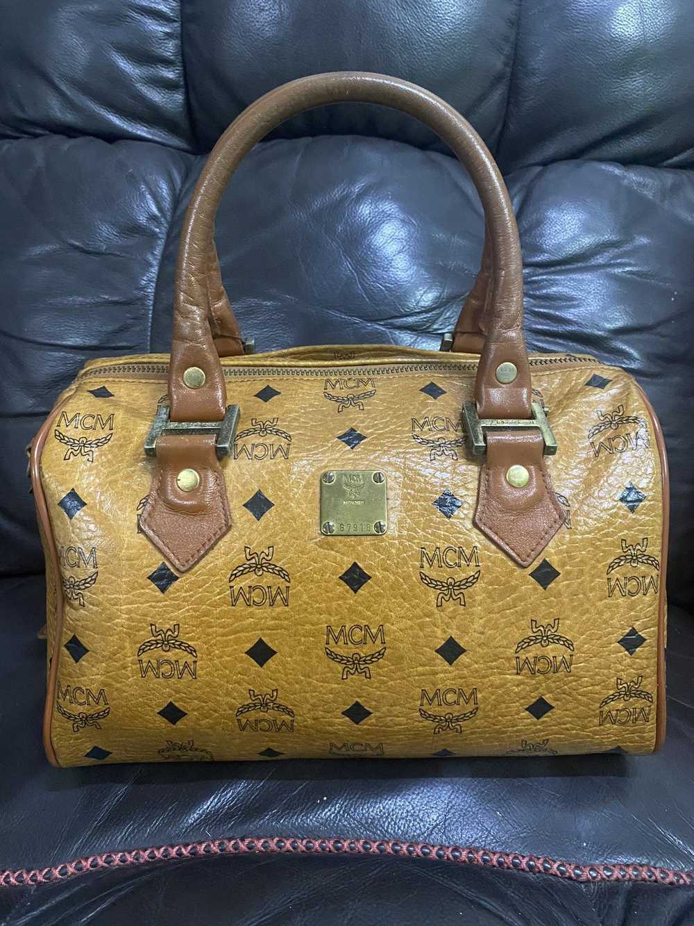 Authentic Vintage MCM Monogram Speedy 30 Hand Bag - image 1