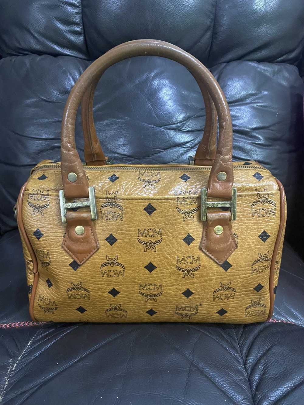 Authentic Vintage MCM Monogram Speedy 30 Hand Bag - image 2