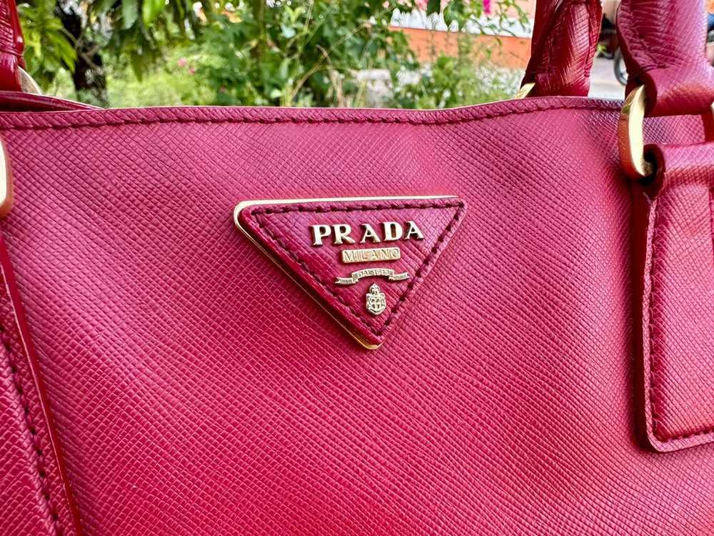 Authentic Prada Saffiano Lux Gelleria Large Tote … - image 7