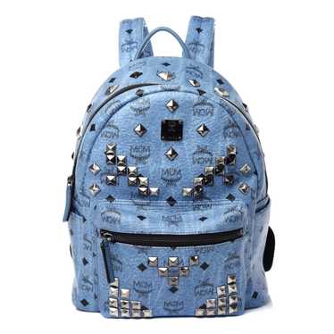 Authentic MCM Visetos Studded Small Stark M Backpa