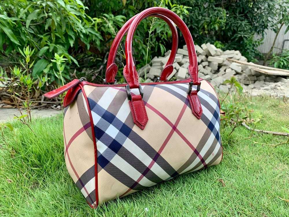 Authentic Burberry Nova Check Chester Boston Bag - image 2