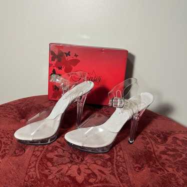 Pleaser Clear Heels