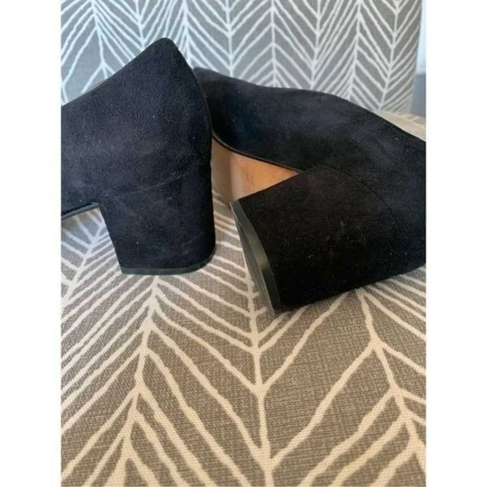 Oval Room VINTAGE black Suede square toe Dressy P… - image 2