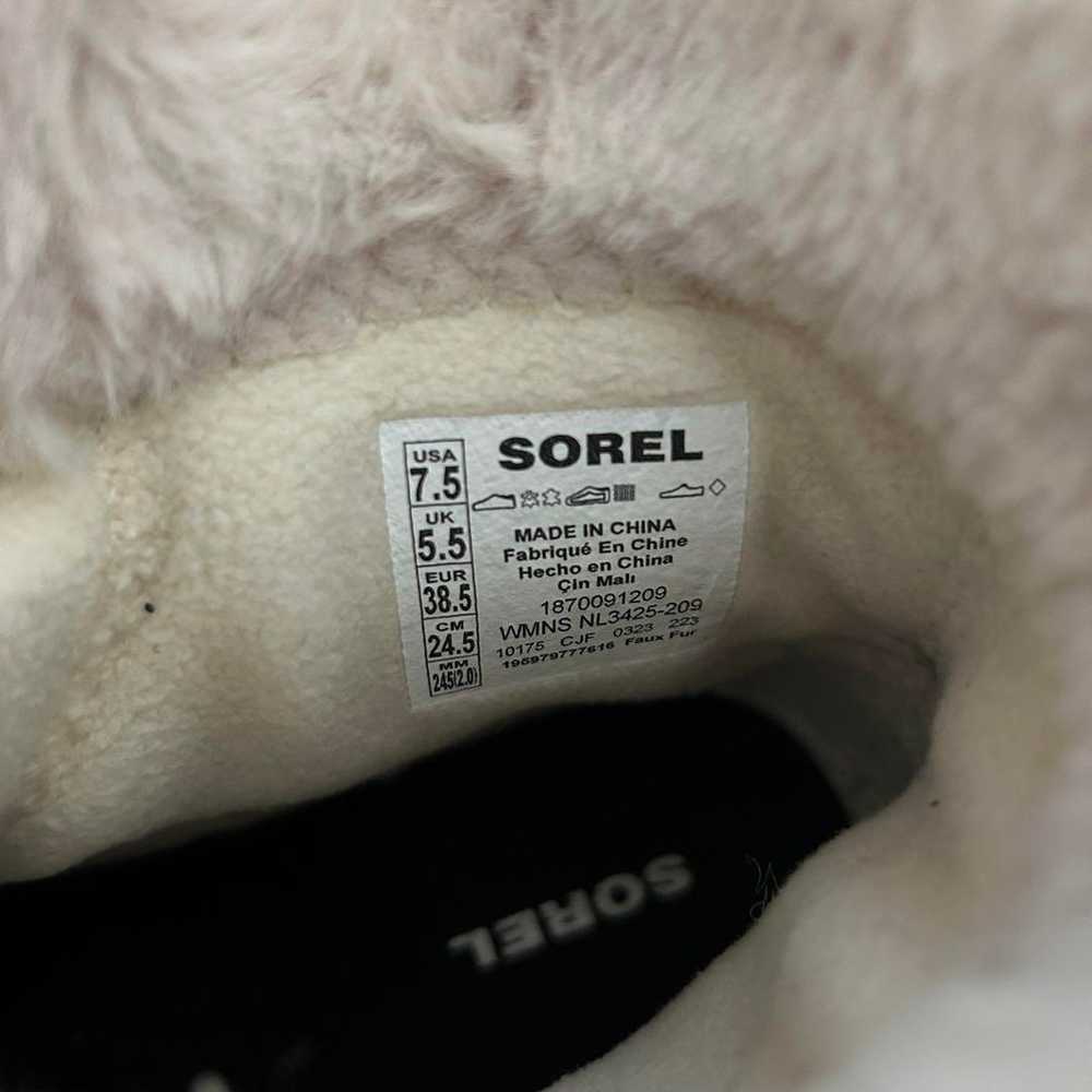 SOREL Waterproof Sheepskin Boots Beige - image 4