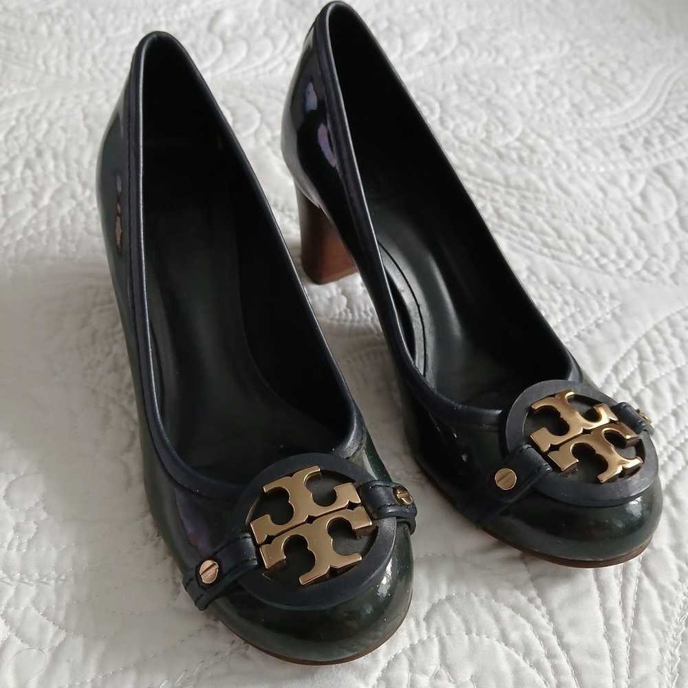 TORY BURCH VINTAGE Y2K SIGNATURE LOGO HEELS - image 12