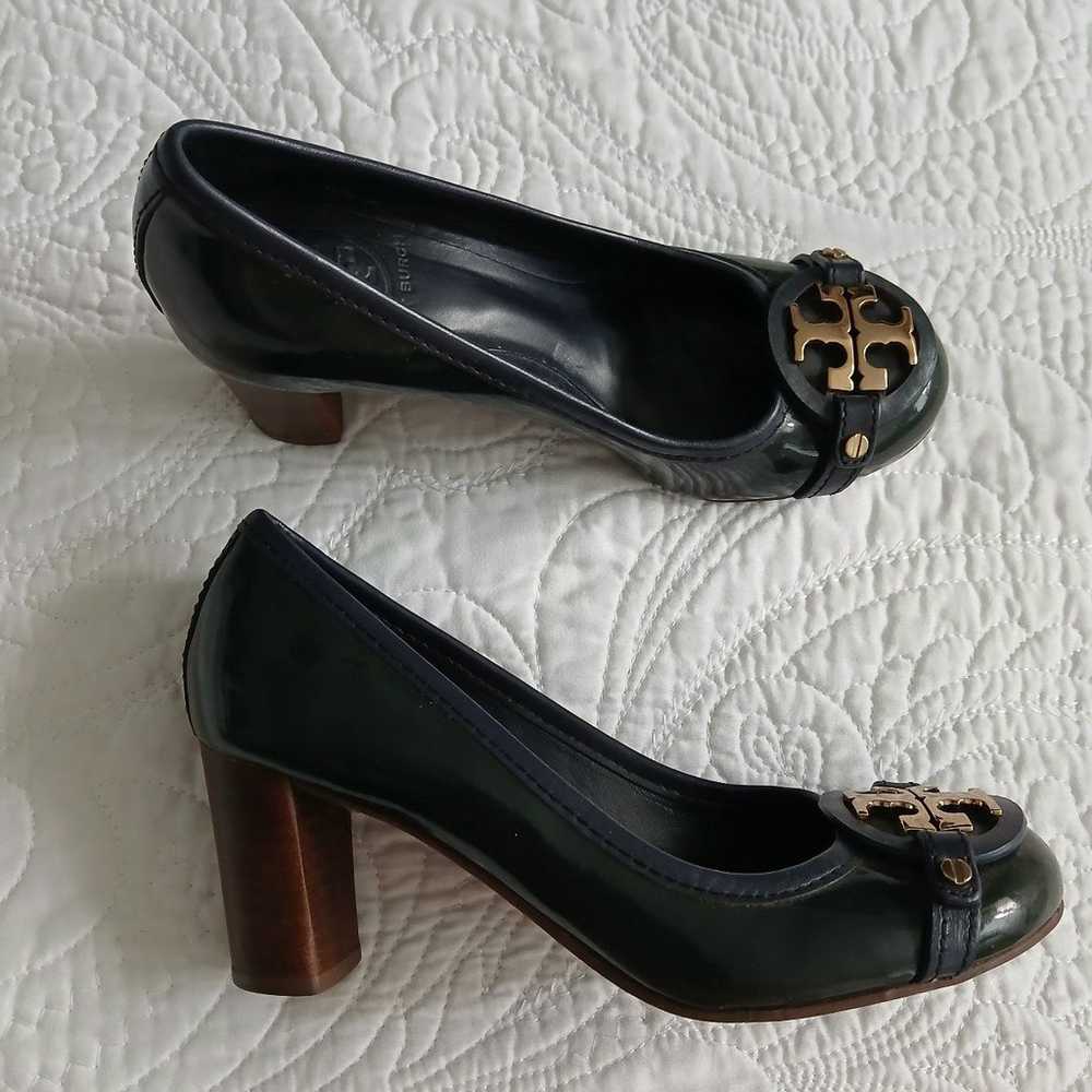 TORY BURCH VINTAGE Y2K SIGNATURE LOGO HEELS - image 2