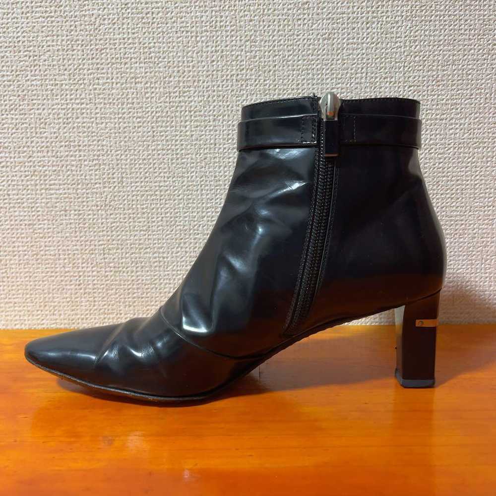 LOUIS VUITTON Short Boots Black 23cm 36 - image 12