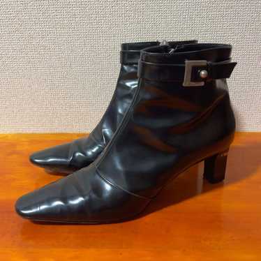 LOUIS VUITTON Short Boots Black 23cm 36 - image 1