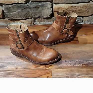 Bed Stu Becca natural leather boots