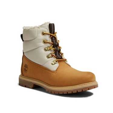 TIMBERLAND Faux Fur Trim Puffer Waterproof Boot