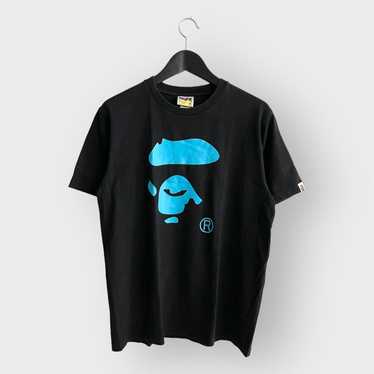 A BATHING APE® STEAL! Bape Jumbo Blue Ape Face Te… - image 1