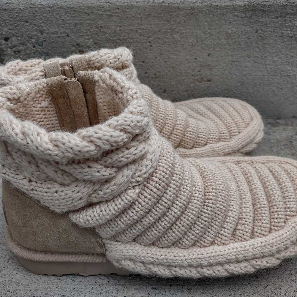 UGG Classic Mini Chunky Knit Cardy Natural Beige … - image 1