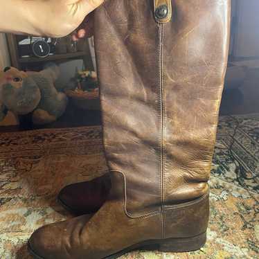 Women’s Size 11B Frye Melissa Boots Leather - image 1