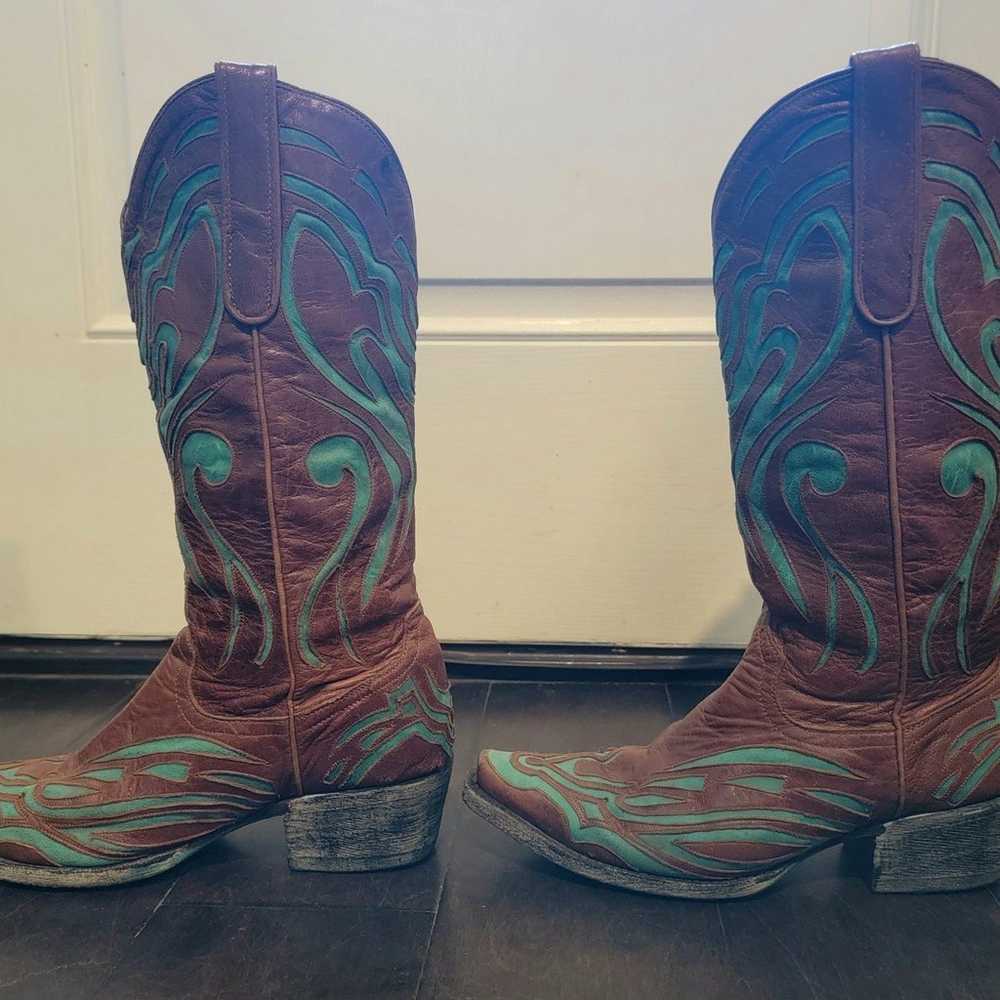 Cowboy Boots- Women's leather boots by Lane. Size… - image 4