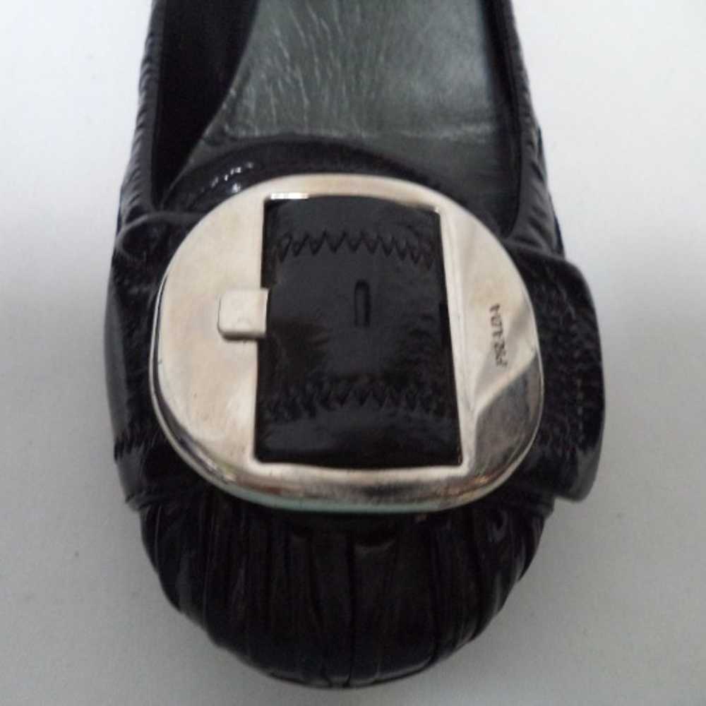 Prada Vintage black Patent Genuine Leather pumps … - image 3