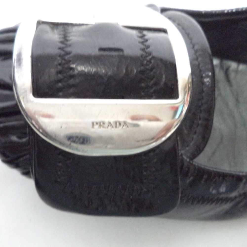 Prada Vintage black Patent Genuine Leather pumps … - image 4