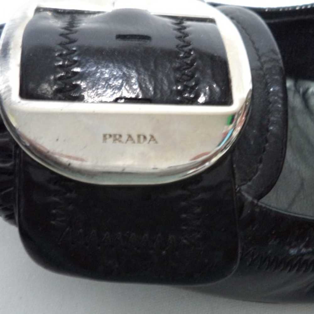 Prada Vintage black Patent Genuine Leather pumps … - image 5