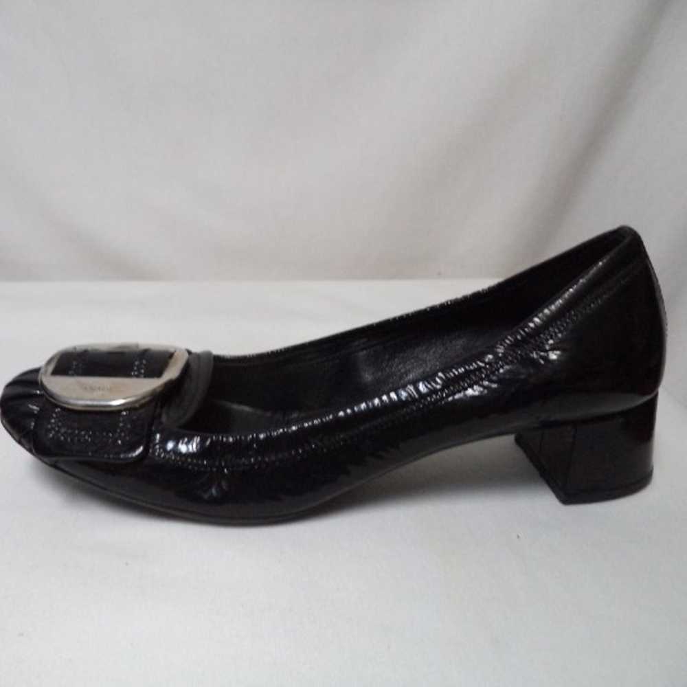 Prada Vintage black Patent Genuine Leather pumps … - image 6