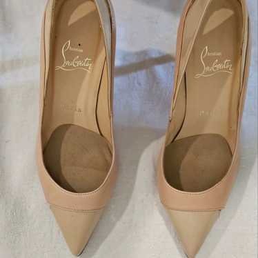 Christian Louboutin Slingback Vintage Patent & Le… - image 1