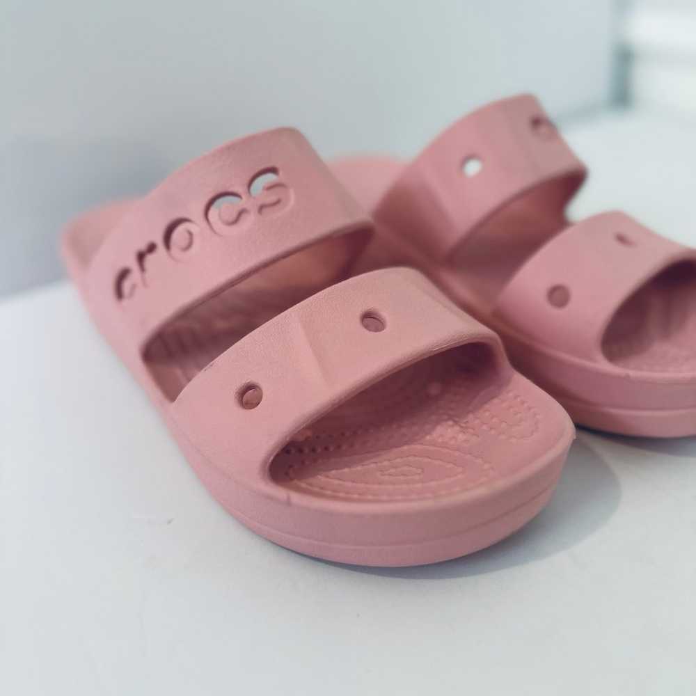 Crocs Women Petal Pink Baya Platform Sandals Slid… - image 1