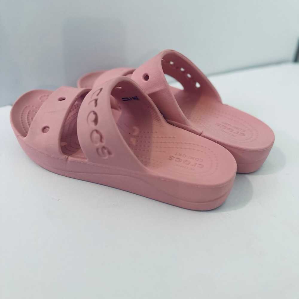 Crocs Women Petal Pink Baya Platform Sandals Slid… - image 3