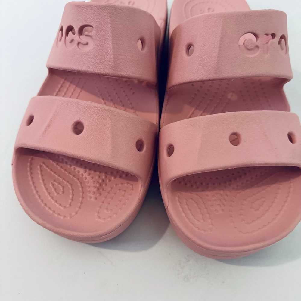 Crocs Women Petal Pink Baya Platform Sandals Slid… - image 5