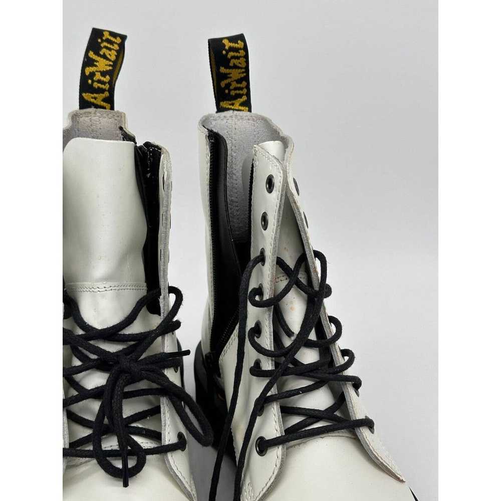 Dr. Martens Boots Unisex M9 W10 White Jadon Platf… - image 10