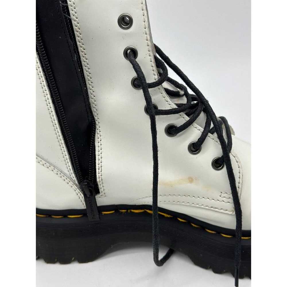 Dr. Martens Boots Unisex M9 W10 White Jadon Platf… - image 12