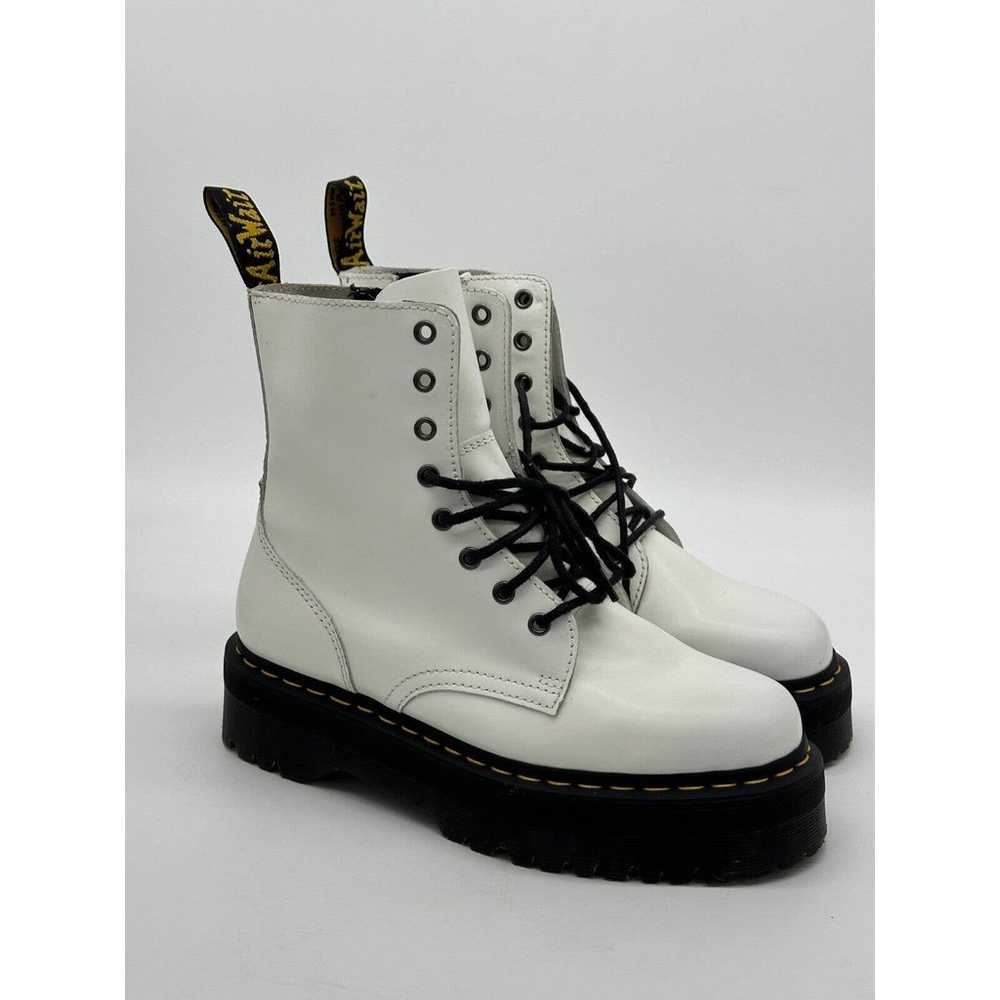 Dr. Martens Boots Unisex M9 W10 White Jadon Platf… - image 4