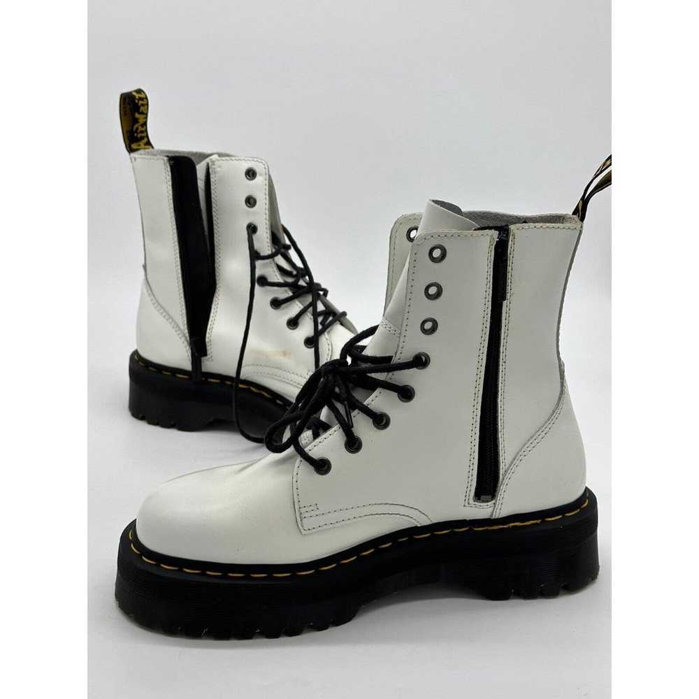 Dr. Martens Boots Unisex M9 W10 White Jadon Platf… - image 5