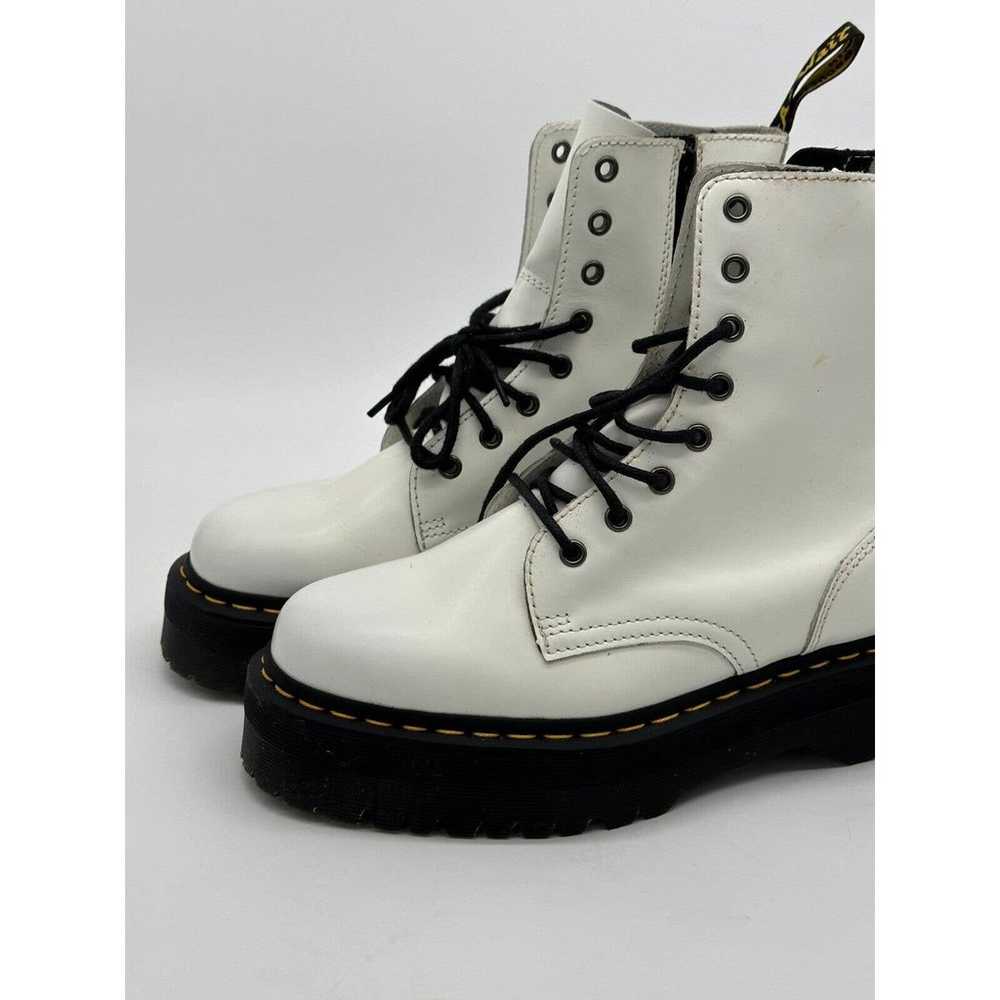 Dr. Martens Boots Unisex M9 W10 White Jadon Platf… - image 6