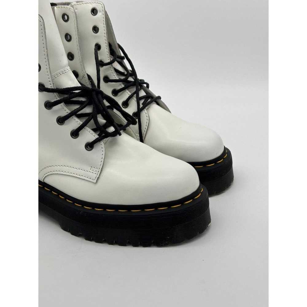 Dr. Martens Boots Unisex M9 W10 White Jadon Platf… - image 7