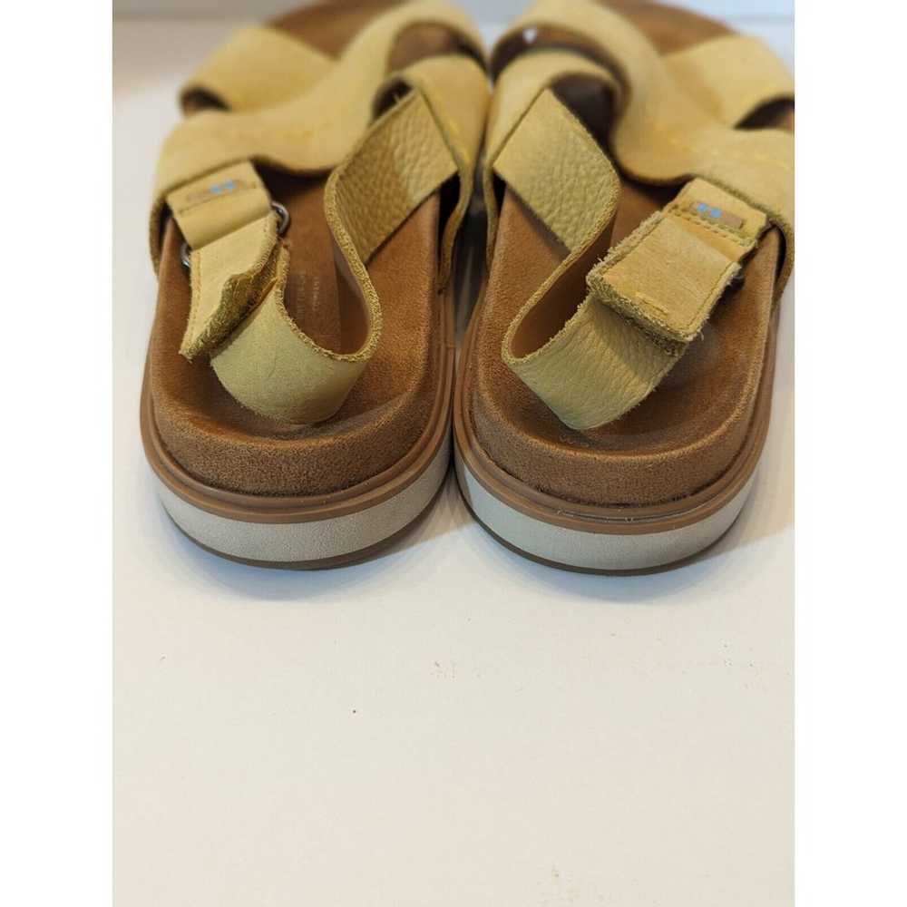 Toms "Marisa" Butter Tan Leather Slingback Strapp… - image 3