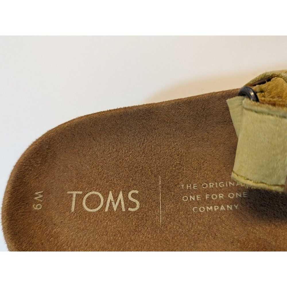 Toms "Marisa" Butter Tan Leather Slingback Strapp… - image 4