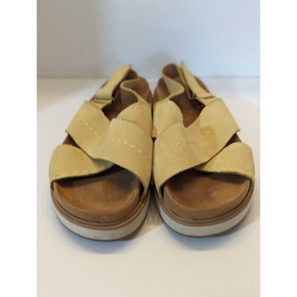 Toms "Marisa" Butter Tan Leather Slingback Strapp… - image 8