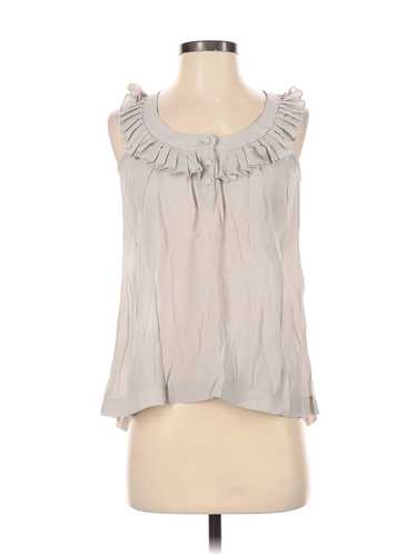 Sine Women Gray Sleeveless Blouse 0