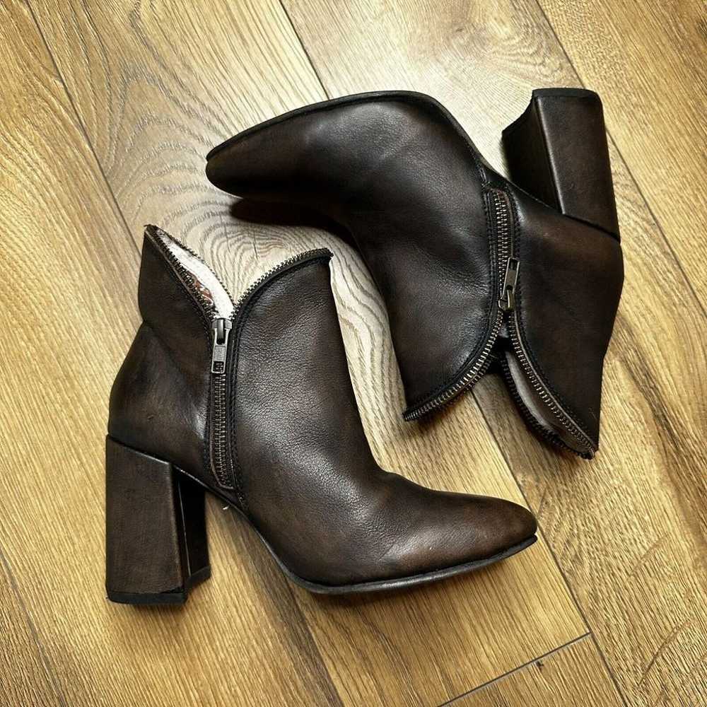 Freebird by Steven Jalessa Ankle Boots Black Brow… - image 2