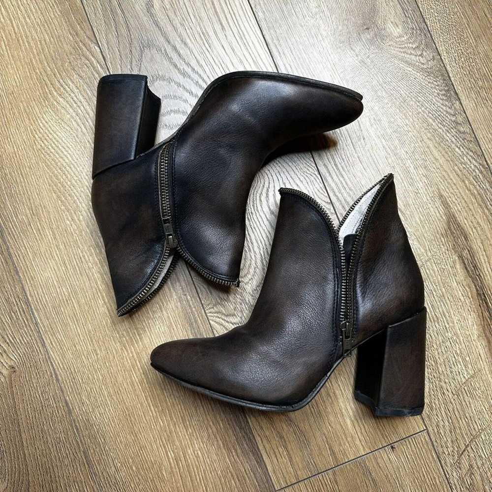 Freebird by Steven Jalessa Ankle Boots Black Brow… - image 3