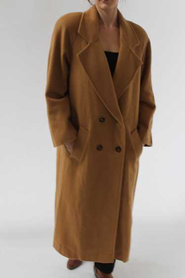 Beautiful Vintage Double Breasted Long Wool Coat