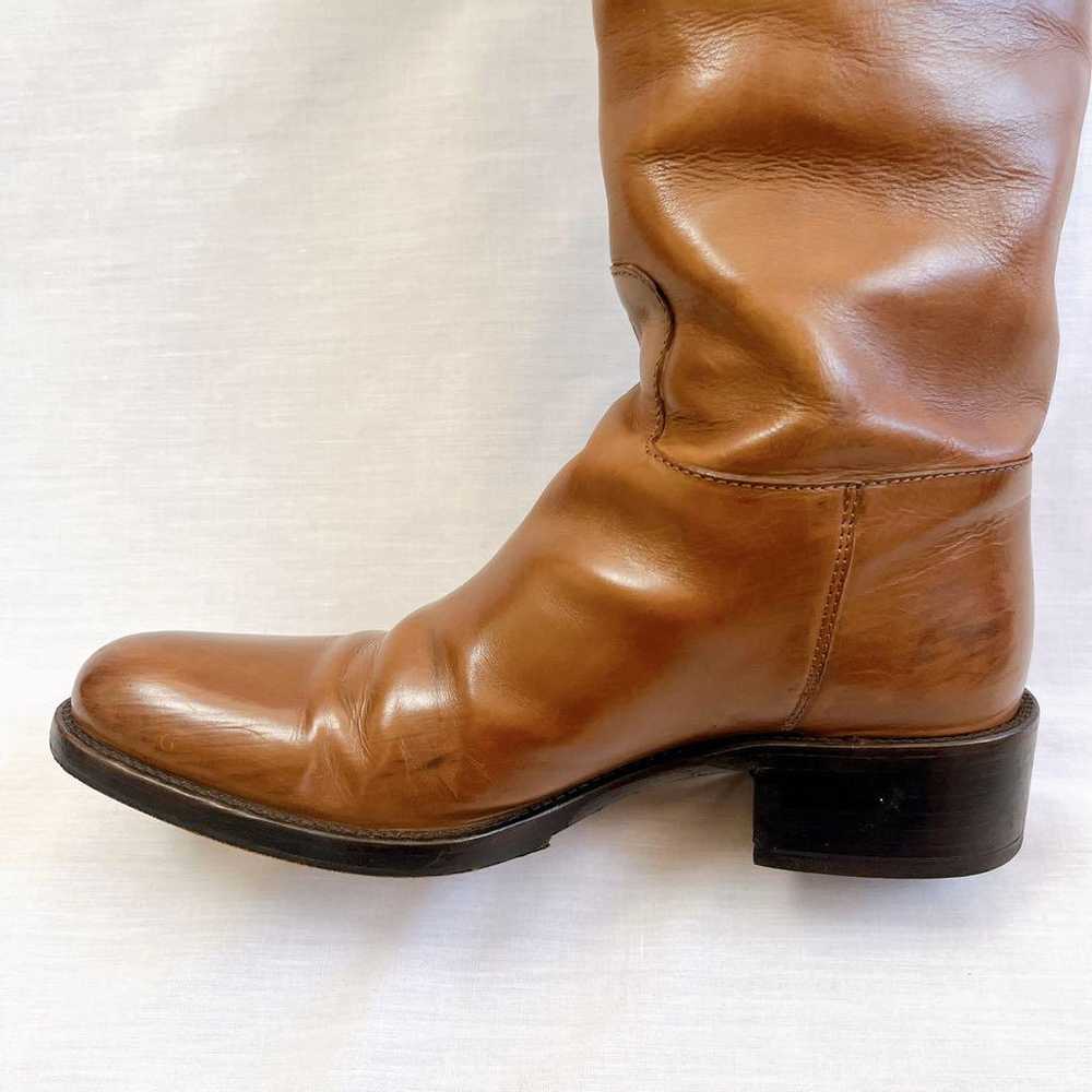 34 Half Sartre Long Boots Jockey Boots Brown SART… - image 10